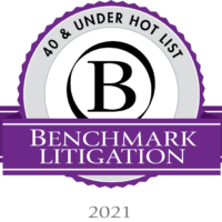 Benchmark Litigation 40 & Under Hot List 2021